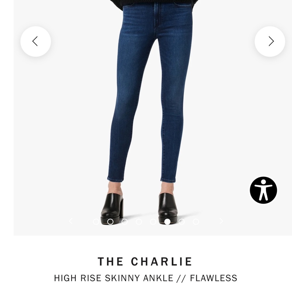 NWT Joe’s FLAWLESS: The Charlie High Rise Skinny Ankle Jeans